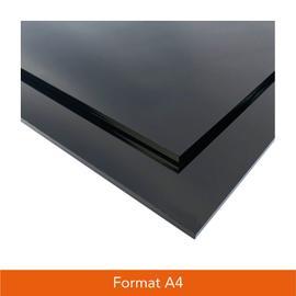 Plexiglass Plaque Noir A4 21 x 30 cm - Epaisseur 4 mm - Verre