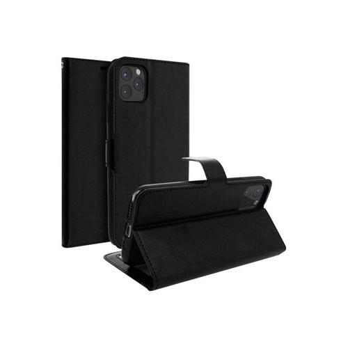 Dlh Folio Case Dy-Ps4504 - Étui À Rabat Pour Téléphone Portable - Noir - Pour Apple Iphone 12, 12 Pro