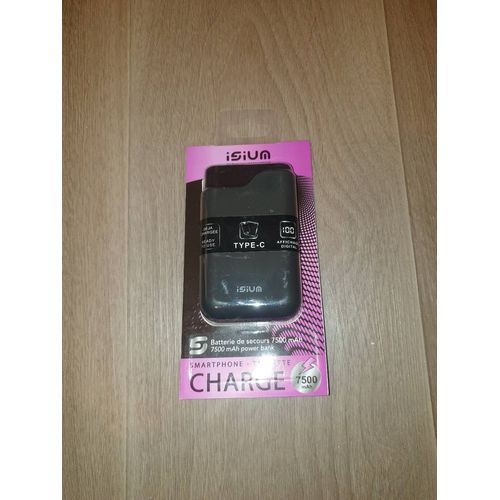Power Bank 7500 Mah Avec Afficheur Digital Coloris Noir