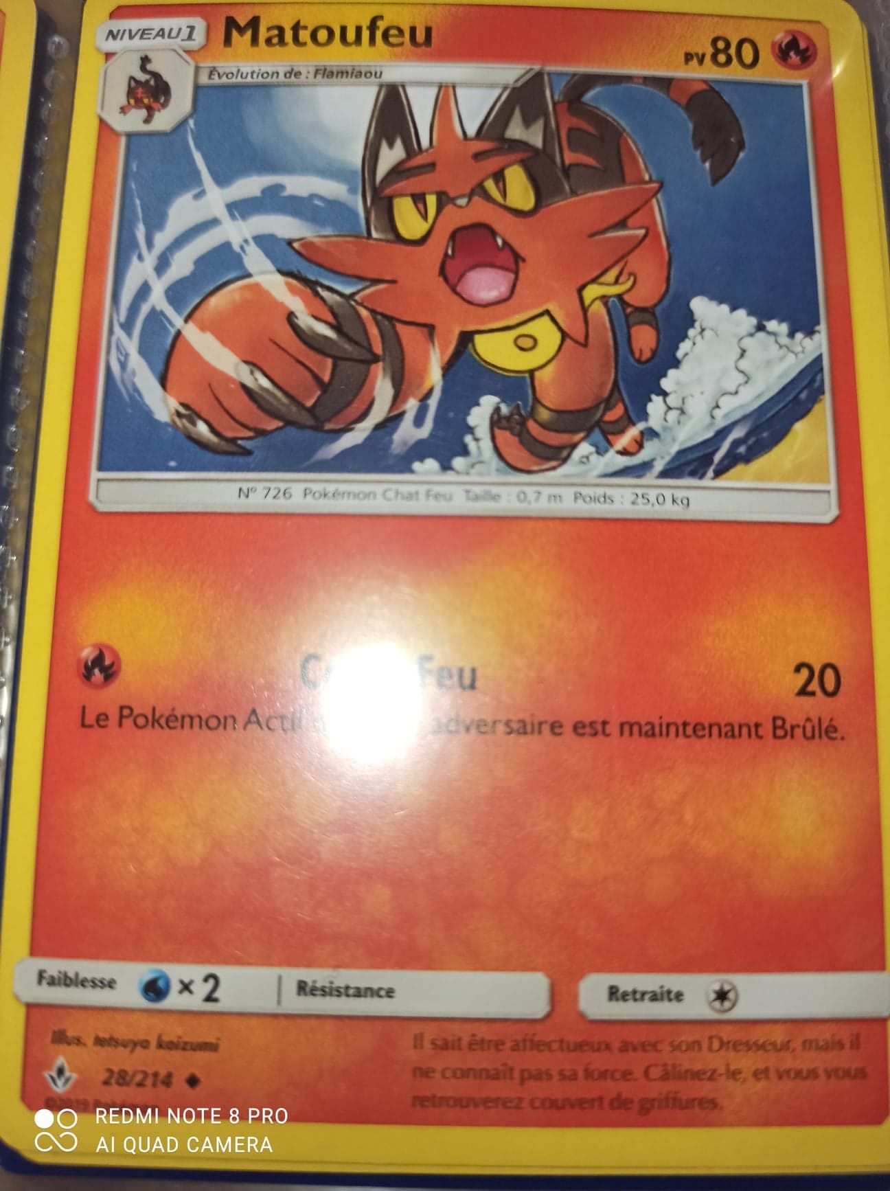 Carte Pokemon Matoufeu 28 214 Alliance Infaillible Rakuten