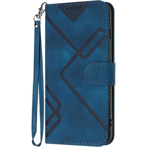 Pour Honor 8x Coque, Etui En Motif De Ligne Portefeuille Honor 8x Housse, Fermeture Magnetique Etui Pour Honor 8x Case