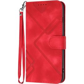 Pour Samsung Galaxy A70 Coque, Etui En Motif De Ligne Portefeuille Samsung Galaxy A70 Housse, Fermeture Magnetique Etui Pour Samsung Galaxy A70 Case