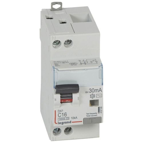 DISJONCTEUR DX3 1P+NG C16 6/10K AC 30MA
