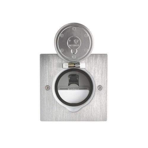 RJ45 SOL CARRE INOX BROSSE