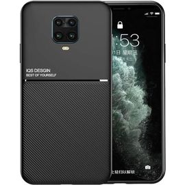 Coque Housse Etui Plaque De Metal Integree Pour Poco M2 Pro, Xiaomi Redmi Note 9s/Note 9 Pro/Note 9 Pro Max - Noir