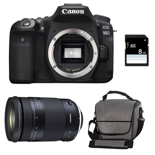 CANON EOS 90D + TAMRON 18-400 VC Garanti 3 ans + Sac + Carte SD 8Go