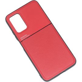 Coque Housse Etui Plaque De Metal Integree Pour Xiaomi Redmi 9t/Xiaomi Redmi Note 9 4g - Rouge
