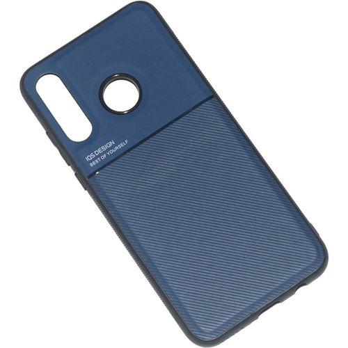 Coque Housse Etui Plaque De Metal Integree Pour Huawei P30 Lite/Nova 4e - Bleu