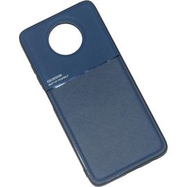 Coque Housse Etui Plaque De Metal Integree Pour Xiaomi Redmi Note 9 5g/Xiaomi Redmi Note 9t - Bleu