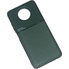 Coque Housse Etui Plaque De Metal Integree Pour Xiaomi Redmi Note 9 5g/Xiaomi Redmi Note 9t - Vert