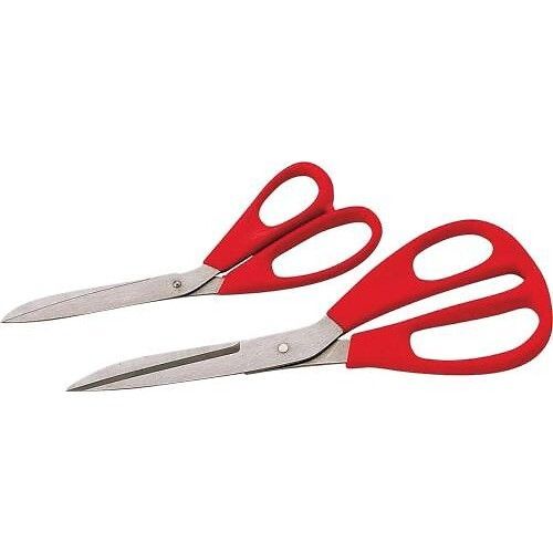 Ciseaux de droitier multi-usages à branches surmoulées - 210 mm SAM OUTILLAGE
