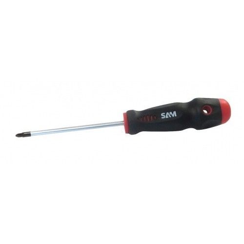 Tournevis Phillips à manche ergonomique - 5X100 mm SAM OUTILLAGE