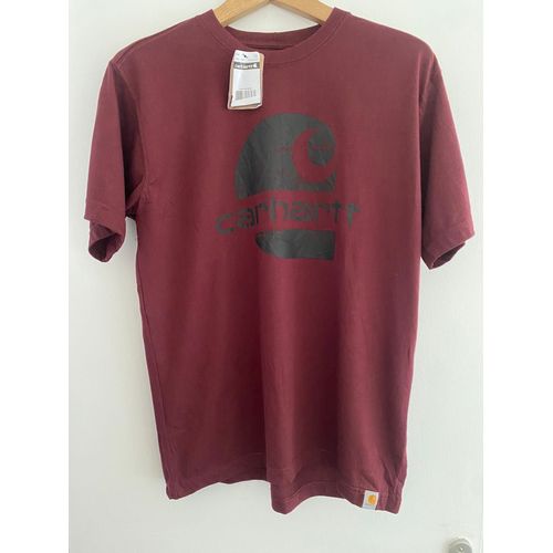 T-Shirt Carhartt Bordeaux Neuf Avec Étiquette