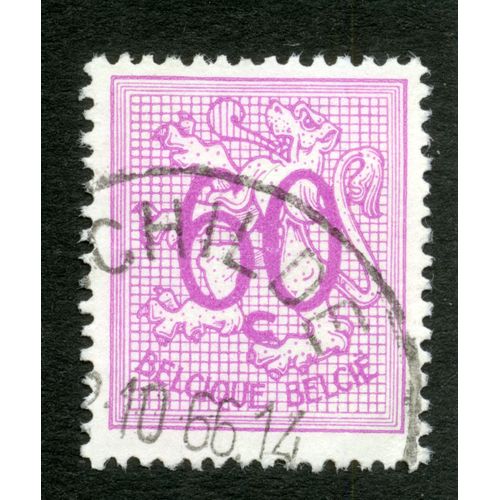 Timbre Oblitéré Belgique, België, 60 C