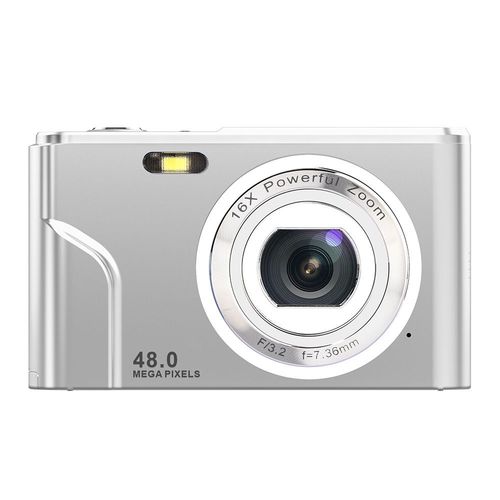 Caméra numérique 1080P / 48 mégapixels / Zoom 16x Argent