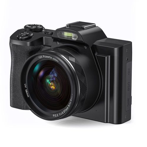 Appareil photo numérique 5K/48MP/zoom 16X/anti-secousse 6 axes écran 3,5 pouces WiFi