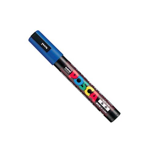 Uni-Ball Marqueur Peinture Posca (Pc-5m) Bleu Foncé