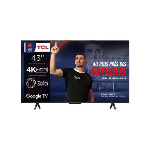 TCL 43P79B 43" (108 cm) LED TV, 4K UHD, HDR, Smart TV, Google Assistant, Dolby Atmos, Google TV