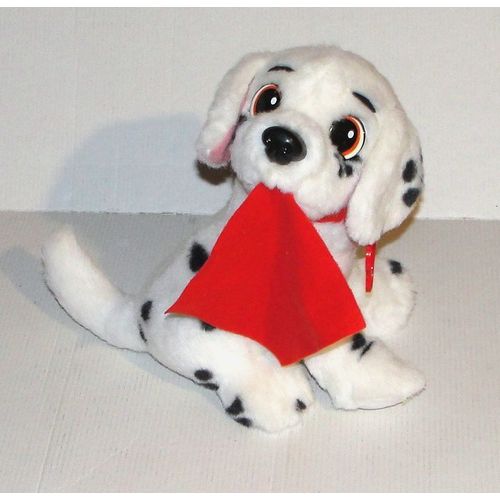Peluche Les 101 Dalmatiens Disney Mattel - Chien Avec Doudou A La Bouche + Tête Amovible