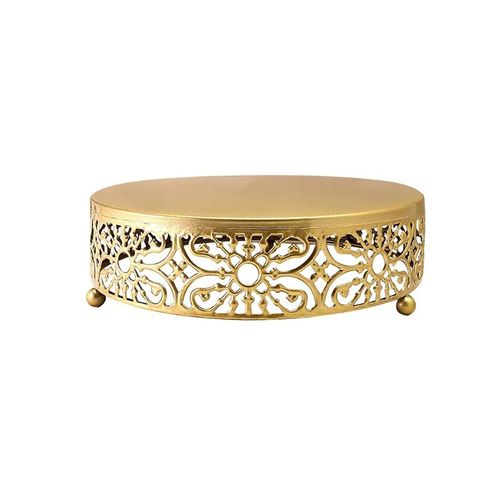 Support À Gâteaux Rond Et Creux En Métal, Plateau De Service Pour Ixde Mariage, Dessert, Fromage, Chi