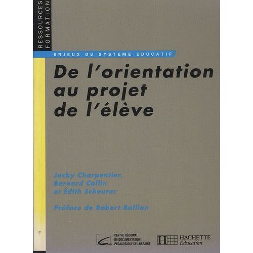 De L'orientation Au Projet De L'élève