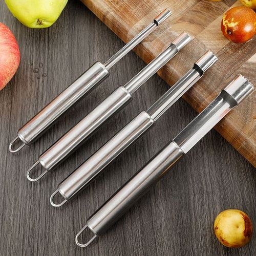 Râpe À Fruits En Acier Inoxydable, Coupeur De Graines De Poire, Gadgets De Cuisine, 4 Pièces