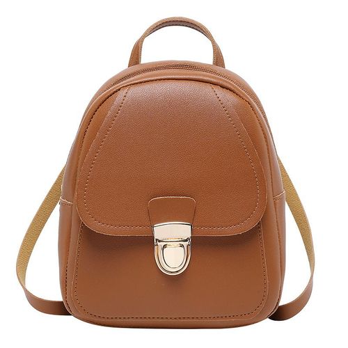 Sac à dos en cuir pour femmes, Mini sac à dos à la mode pour l'école pour adolescentes
