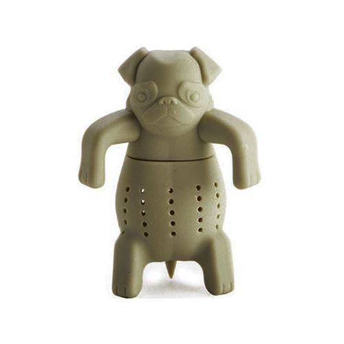 Filtre À Thé En Silicone Réutilisable, Mignon, Carlin, Chien, Infuseur À Thé, Diffuseur, Passoire À Thé, Épices, Feuilles De Thé En Vrac, Outil À Base De Plantes, Accessoires Pour Thé