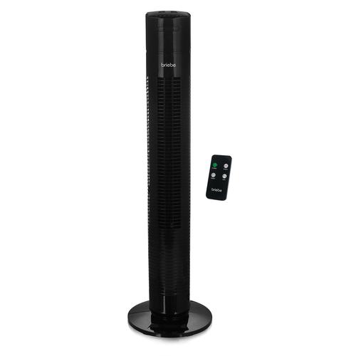 Ventilateur Silent Tower avec télécommande programmable oscillant 3 Vitesses Briebe TFN123015