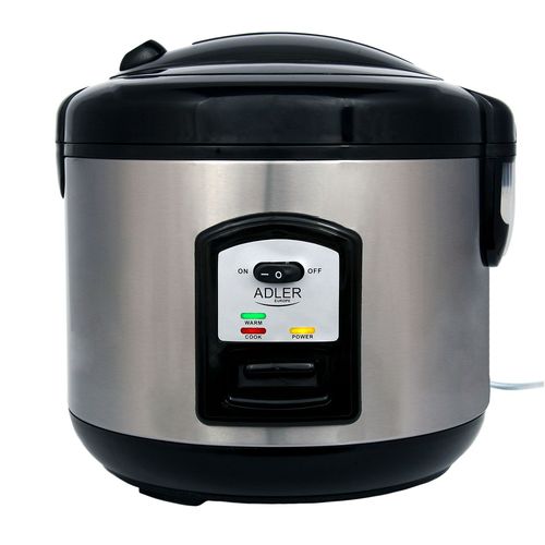 Cuiseur à Riz acier inoxydable, capacité de 1, litres pour riz bouilli Adler AD6406