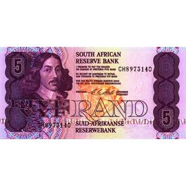 Afrique Du Sud 1978 Billet Neuf Unc De 5 Rand Pick 119e