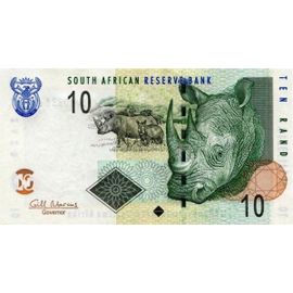 Afrique Du Sud 2009 Billet Neuf Unc De 10 Rand Pick 128b