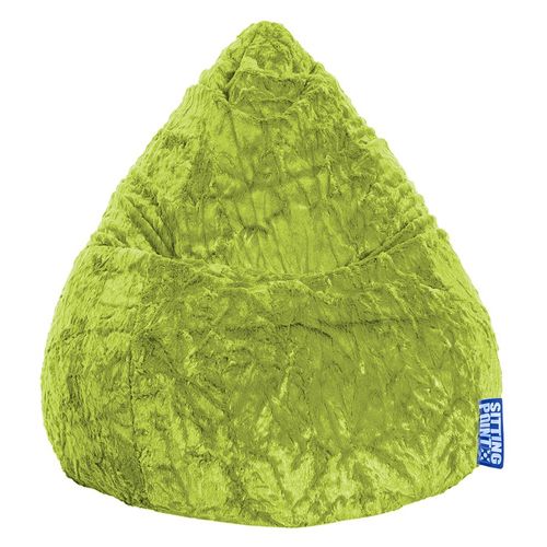Pouf Fluffy L Vert Anis