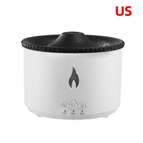 Humidificateur d'air électrique en forme de flamme de méduse, diffuseur d'arôme, modèle de volcan de lave, diffuseur d'air, Machine de brumisation pour la maison