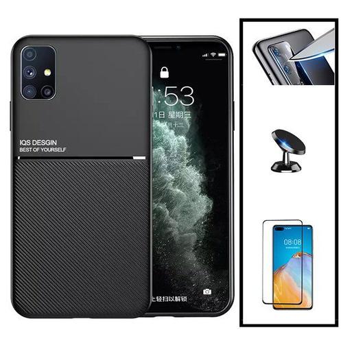 Kit Coque Magnétique Lux + Film De Verre Trempé 5d À Couverture Complète + Support Magnétique Pour Huawei P40 Pro