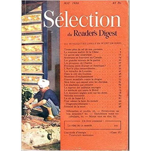 Sélection Du Readers Digest Mai 1950
