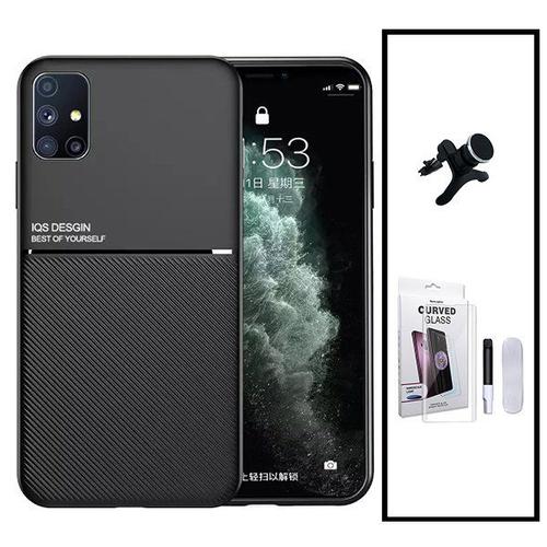 Kit Coque Magnétique Lux + Verre Trempé Nano Incurvé Uv + Support Magnétique Renforcé Pour Huawei P40 Pro