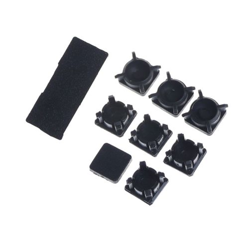 Jeu De Couvercles De Boutons À Vis En Plastique, 9 Pieds, Pour Manette Ps3 Slim 2000 3000, Remplacement En Caoutchouc Pour Sony Playstation 3
