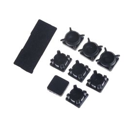 Jeu De Couvercles De Boutons À Vis En Plastique, 9 Pieds, Pour Manette Ps3 Slim 2000 3000, Remplacement En Caoutchouc Pour Sony Playstation 3