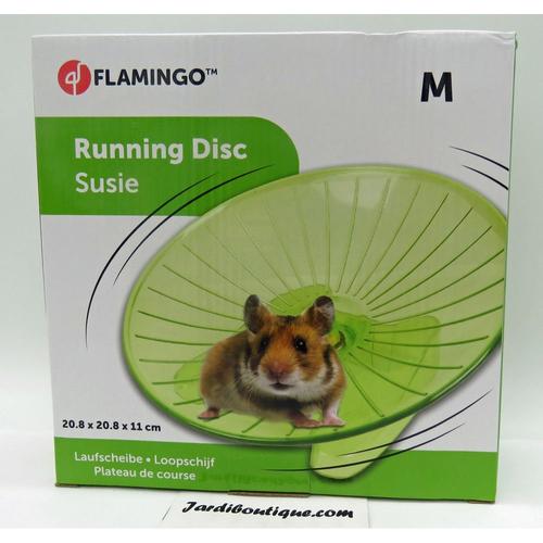 Flamingo Pet Products Plateau De Course Susie ? 20.8 Cm M .Vert Pour Rongeur