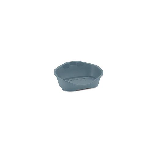 Corbeille En Plastique Sleepper 1 - 56 X 42 Cm Bleu Clair. Pour Chien.