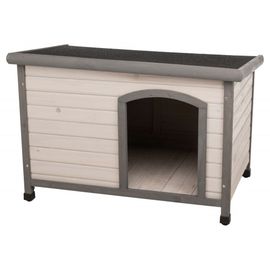Niche Pour Chiens Classic Toit Plat. 104 X 72 X 68 Cm . Grise