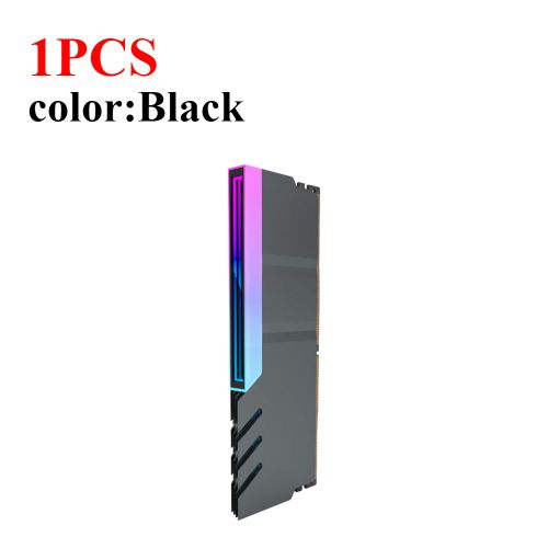 Dissipateur thermique pour ordinateur DDR4 DDR5 5V ARGB, technologie de mémoire de division, PC RGB coloré Ram refroidisseur, armure de cale de refroidissement, 1 à 3 pièces