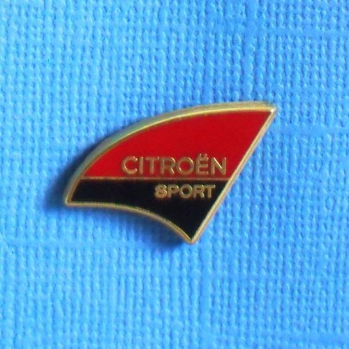16761 // 1 Pin's : Logo Citroën Sport . (Doré À L'or Fin Mega Promo)