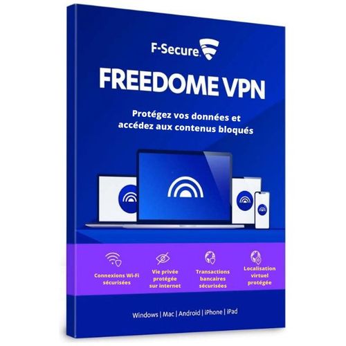 F-Secure Freedome Vpn 2024 1 An / 5 Appareils / Version Dématérialisée