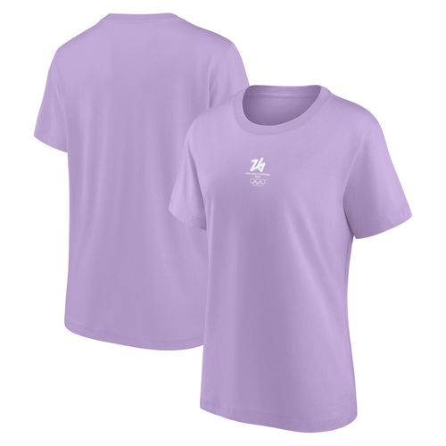T-Shirt Surdimensionné Avec Logo Mono Graphique Des Jeux Olympiques De 2026 De Milano Cortina - Violet - Femmes