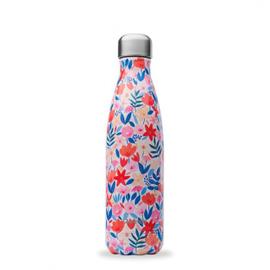 Bouteille isotherme QWETCH isotherme inox Flora Rouge 500ml