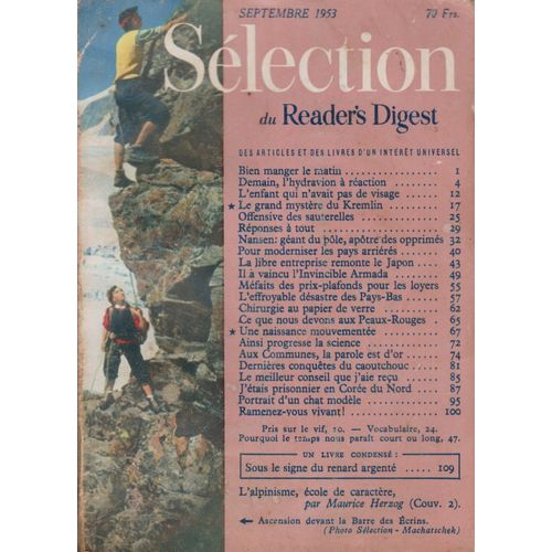 Selection Du Readers Digest Septembre 1953