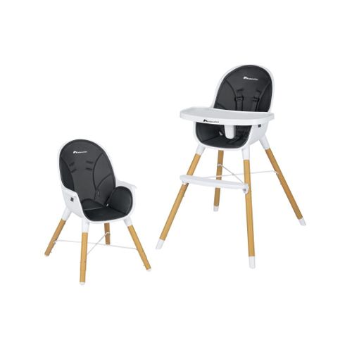 Chaise Haute Évolutive Bebeconfort Avista, Dès 6 Mois À 6 Ans (30 Kg), Transaformable En Chaise Enfant, Mineral Graphite
