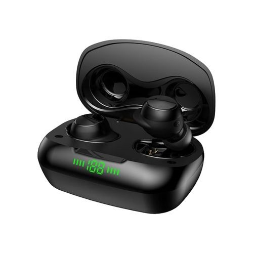 TWS-24 Bluetooth 5.0 sans fil suppression du bruit étanche contrôle tactile Mini écouteur prise en charge Assistant vocal (noir)
